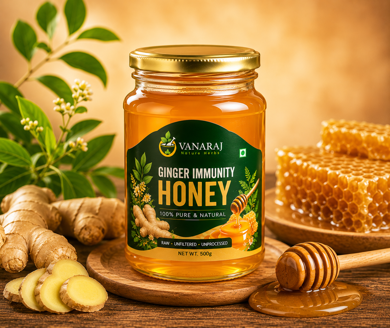 Ginger Immunity Honey