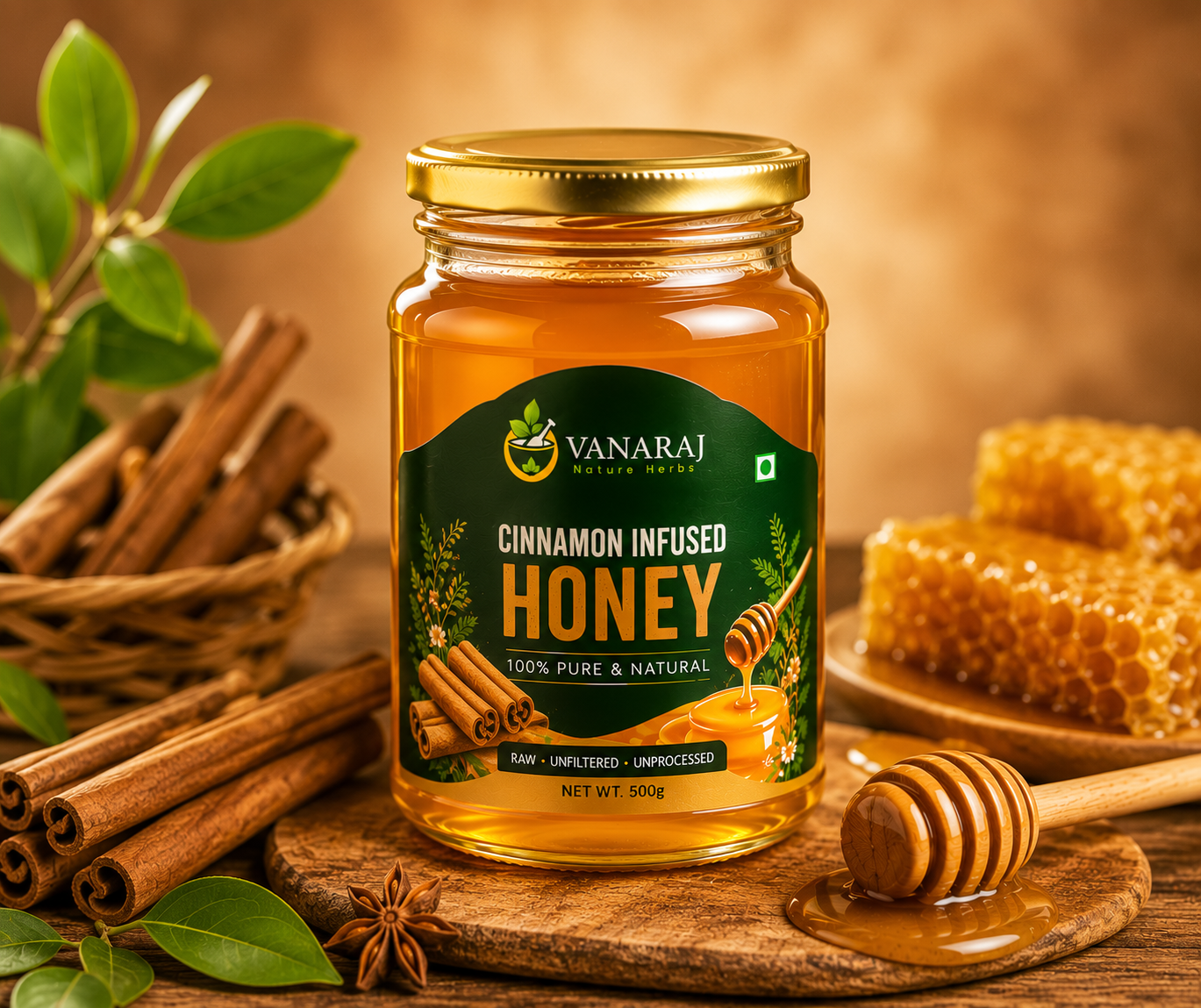 Cinnamon Infused Honey